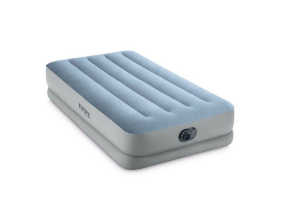 Надувная кровать Intex Mid-Rise Comfort Airbed (Twin), 99x191x36 см, со встроенным USB-насосом