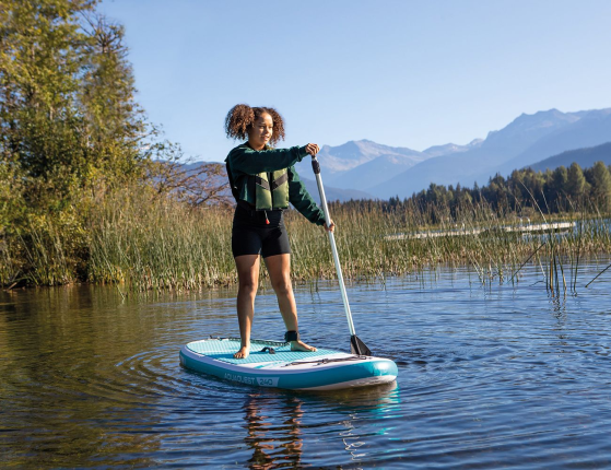 Надувная доска для SUP-бординга Intex Aqua Quest 240 c насосом и веслами, 244х76х13 см, от 8 лет