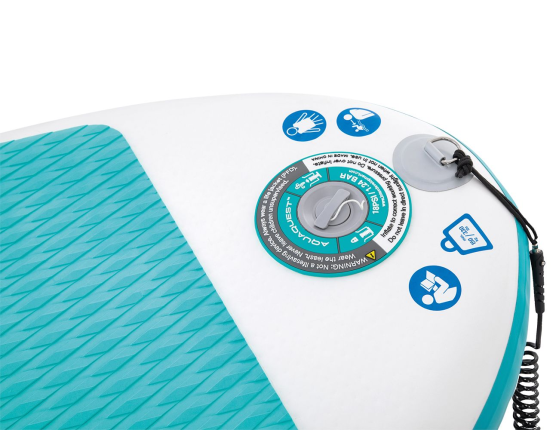 Надувная доска для SUP-бординга Intex Aqua Quest 240 c насосом и веслами, 244х76х13 см, от 8 лет