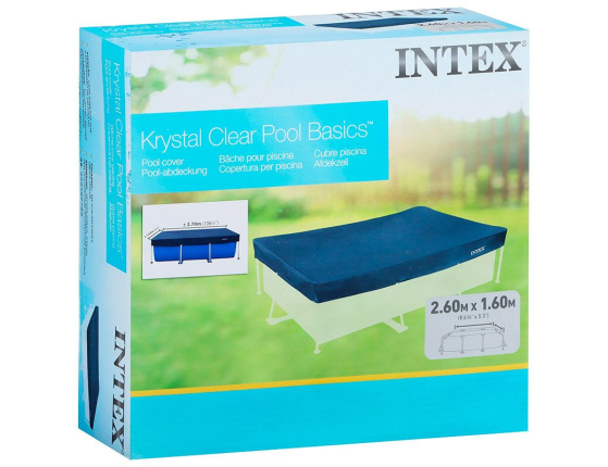 Тент для каркасного бассейна 260х160 см, Intex