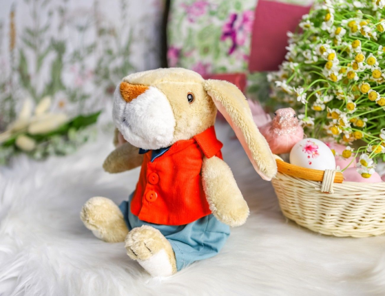Мягкая игрушка Кролик Вирт, 16 см