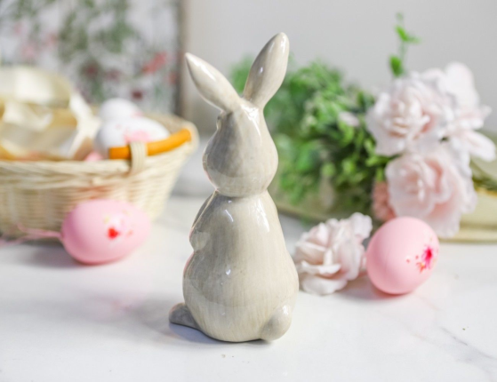 Декоративная фигурка ЗАЯЦ ЛАББЕРТ, керамика, 16 см