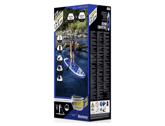 Надувная доска для SUP-бординга Bestway Oceana Convertible Set, 305 x 84 x 12 см