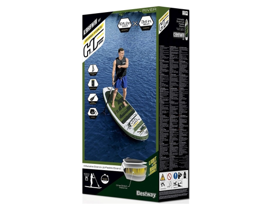 Надувная доска для SUP-бординга Bestway KAHAWAI SET, 310 x 86 x 15см