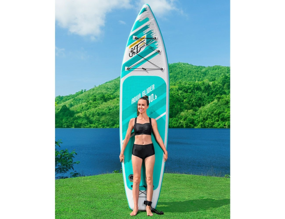 Надувная доска для SUP-бординга Bestway Aqua Glider TravelTech Set, 320 x 79 x 12 см