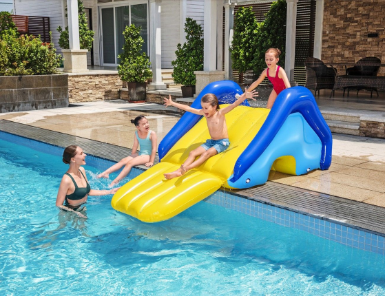Надувной игровой центр Водная горка Гигант, 247x124x100 см, от 3 лет, BestWay