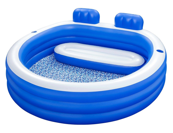 Надувной бассейн Семейный Splash Paradise, 231x219x79 см, от 6 лет, BestWay