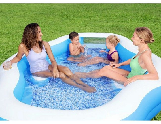 Надувной семейный бассейн с окошком Splashview, 270х198х51 см, от 6 лет, BestWay