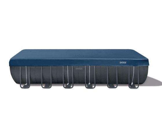 Бассейн каркасный Intex Rectangular Ultra XTR Frame Pool, 732х366х132 см +  песочный фильтр-насос с хлоргенератором + аксессуары