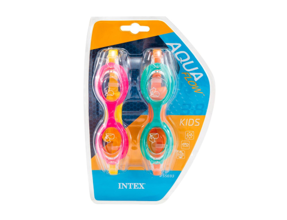 Набор из двух очков для плавания Kids Goggles Twin-Pack, от 3 до 8 лет