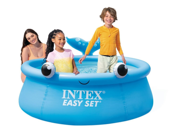 Надувной бассейн Intex Easy Set pool Веселый кит, 183х51 см, от 3 лет
