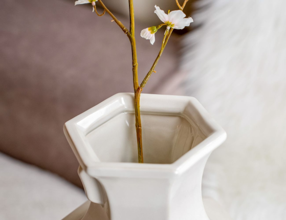 Керамическая ваза ручной работы FLOWER GRAPHICS, 36 см