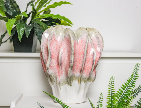 Декоративная ваза СТРОБЕРРИ, керамика, 26 см