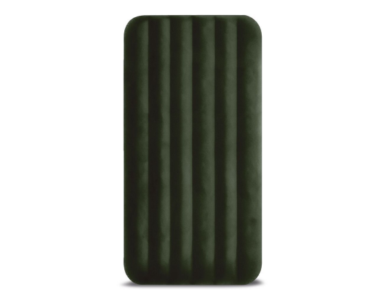 Надувная кровать (матрас Intex) Prestige Downy Airbed, (Twin), 99х191х25см с насосом от батареек