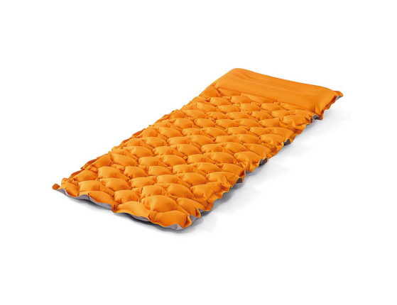 Односпальный надувной туристический матрас Intex Camping mat, 71х191х11 см