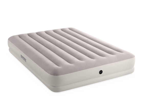 Двухспальный надувной матрас Intex Prestige Mid-Rise Airbed (Queen), 152х203х30см, с USB-насосом