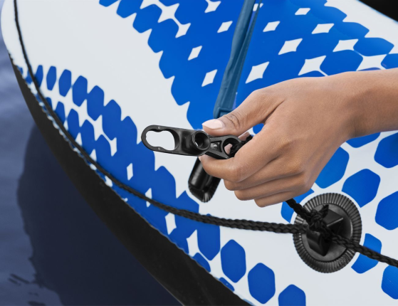 Надувной круг-кресло Rapid Rider с сетчатым дном и навесом, 123х123х51 см, BestWay