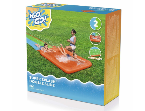Водная дорожка Super Splash двойная, 531 см, от 3 лет, BestWay