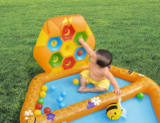 Детский игровой бассейн Маленький улей, 127x119x61 см, с 1 года, BestWay