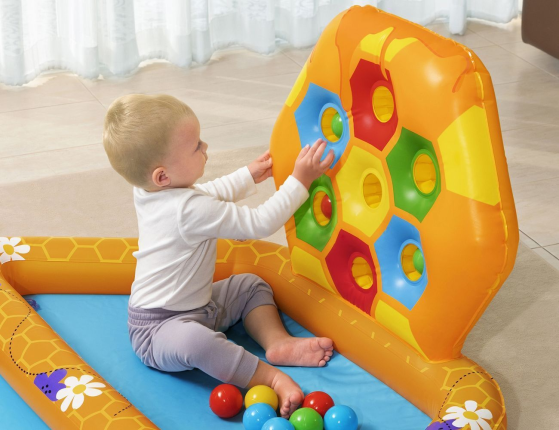 Детский игровой бассейн Маленький улей, 127x119x61 см, с 1 года, BestWay