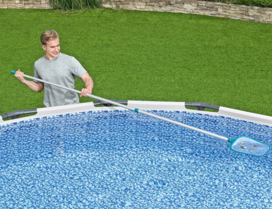 Комплект для чистки бассейна AquaClean с насадкой-пылесосом и сачком, BestWay