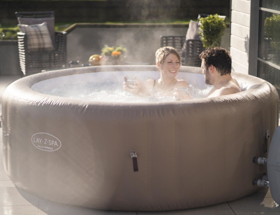 Надувной СПА бассейн Bestway LAY-Z-SPA Palm Springs с аэромассажем, 196х71 см