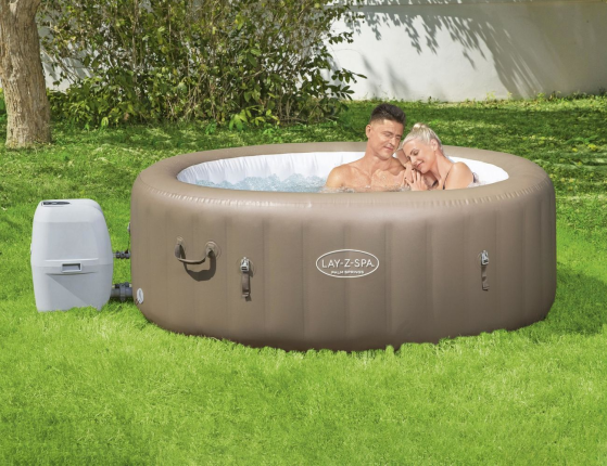 Надувной СПА бассейн Bestway LAY-Z-SPA Palm Springs с аэромассажем, 196х71 см