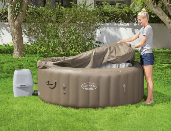 Надувной СПА бассейн Bestway LAY-Z-SPA Palm Springs с аэромассажем, 196х71 см
