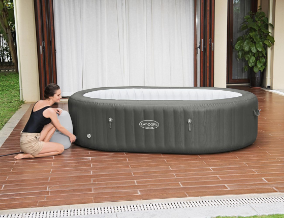 Надувной СПА бассейн Bestway LAY-Z-SPA Mauritius Smart с аэромассажем, 270х180x71 см