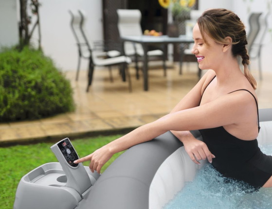 Надувной СПА бассейн Bestway LAY-Z-SPA Grenada Smart с аэромассажем, 236х71 см