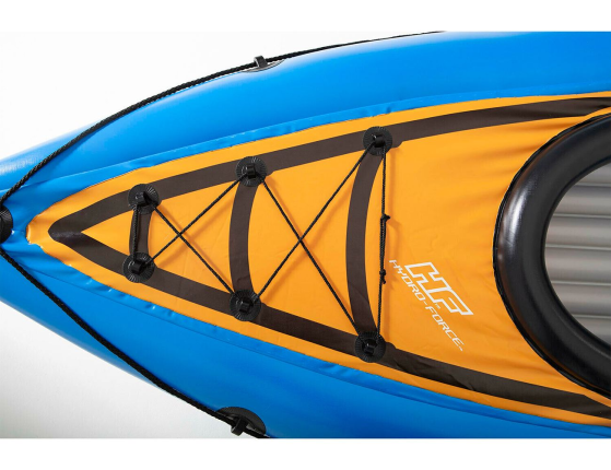 Надувная байдарка BestWay Champion X1 с веслом и насосом, 275х81 см