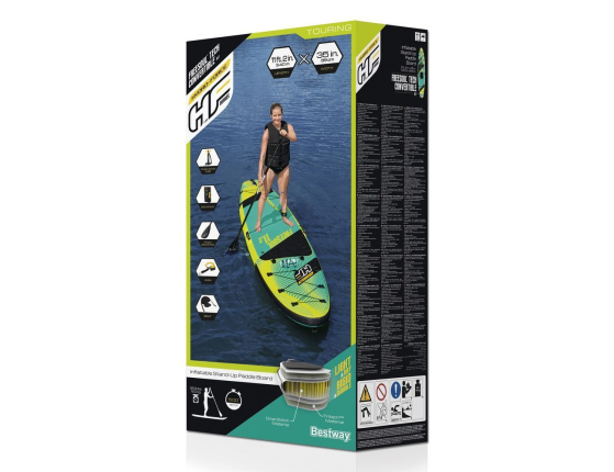 Надувная доска для SUP-бординга Bestway Freesoul Convertible Set, 340 x 89 x 15 см