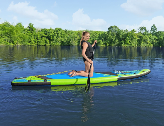 Надувная доска для SUP-бординга Bestway Aqua Excursion Set, 381 x 79 x 15 см