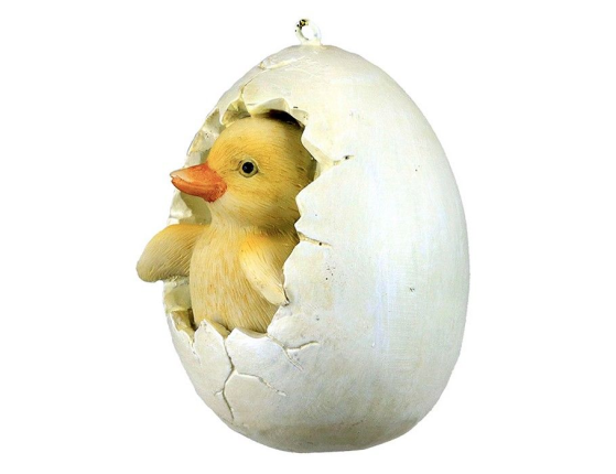 Подвесное украшение КРОШКА-УТЁНОК, полистоун, 7 см