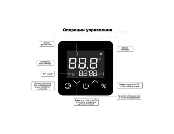 Тепловой насос для бассейна 30-50 куб.м. Poolmagic, 11 кВт/5000 л/ч