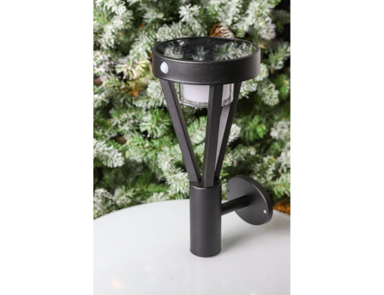 Садовый настенный фонарь на солнечной батарее LORD LIGHT, 40 теплых белых, 34 см, IP44