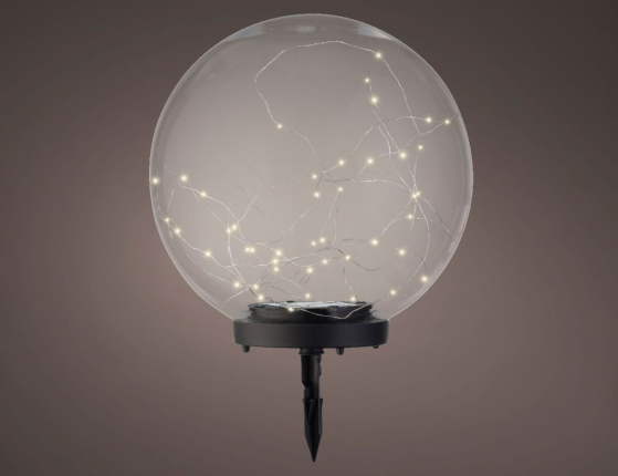 Садовый светильник Solar PALLA MAGICA на солнечной батарее, прозрачный, 38х30 см