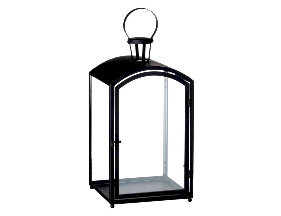 Декоративный фонарь-подсвечник ФЛЕКСОН, металл, чёрный, 45 см