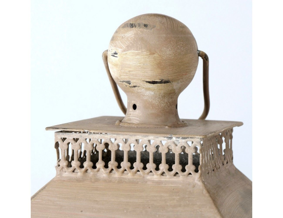 Набор подсвечников-фонарей ЯСЕНЕВЫЕ ДОМИКИ, дерево 35-50 см, 2 шт.