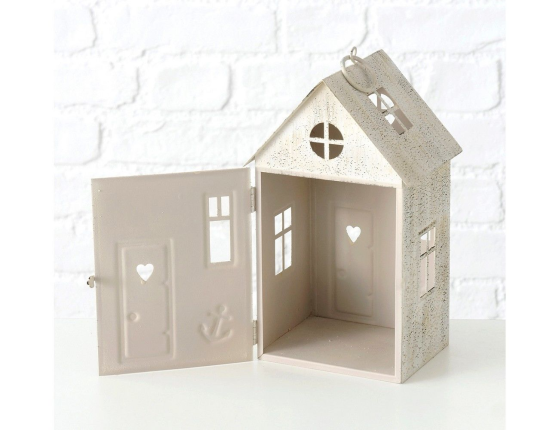 Набор подсвечников-домиков КОСТЬЕРО, металл, 16-32 см, 3 шт.