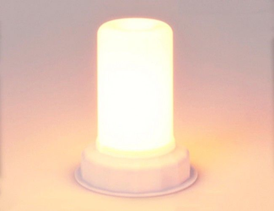 Универсальная лампа-подсветка  БЛЕЙЗ, имитация живого пламени, для подсвечников и фонарей , пластик