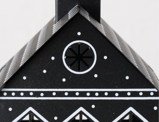 Декоративный подсвечник-домик ДИЗЕНЬЯТО малый, металл, 22 см