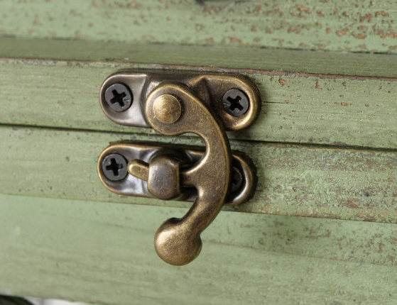 Набор деревянных подсвечников-фонарей ГРИН ХАРТ, дерево, стекло, 38-68 см, 3 шт.