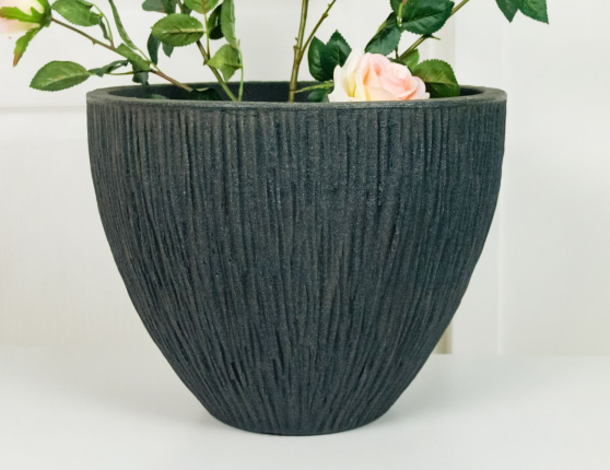 Декоративное кашпо ДРОТЭ АНТРАЦИТ, 40х31 см