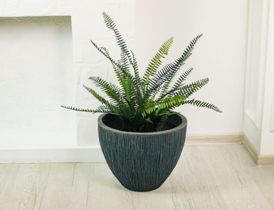 Декоративное кашпо ДРОТЭ АНТРАЦИТ, 40х31 см