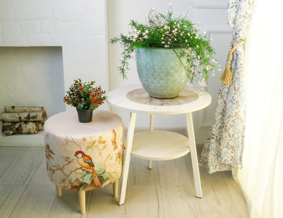 Декоративное кашпо АЛЬБОРАН, металл, 32х27 см