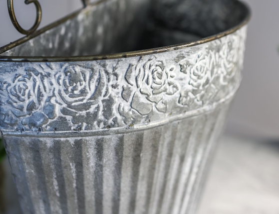 Настенное подвесное кашпо ФЭР, металл, 45 см