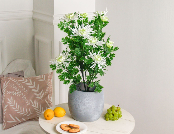 Керамическое кашпо МАРМИТ, 20х18 см