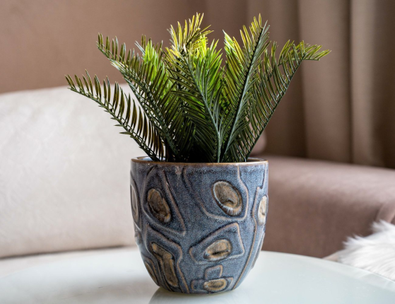 Декоративное кашпо ЧЕНС, керамика, 18 см