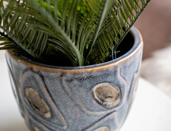 Декоративное кашпо ЧЕНС, керамика, 18 см